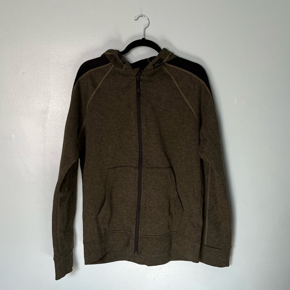 Kyodan Zip-Up Hoodie Sweater Sweatshirt Men’s Medium Camo Green